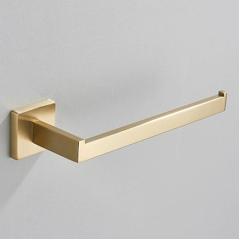 Porta Toalha Rosto Para Banheiro 26cm Quadrado Inox