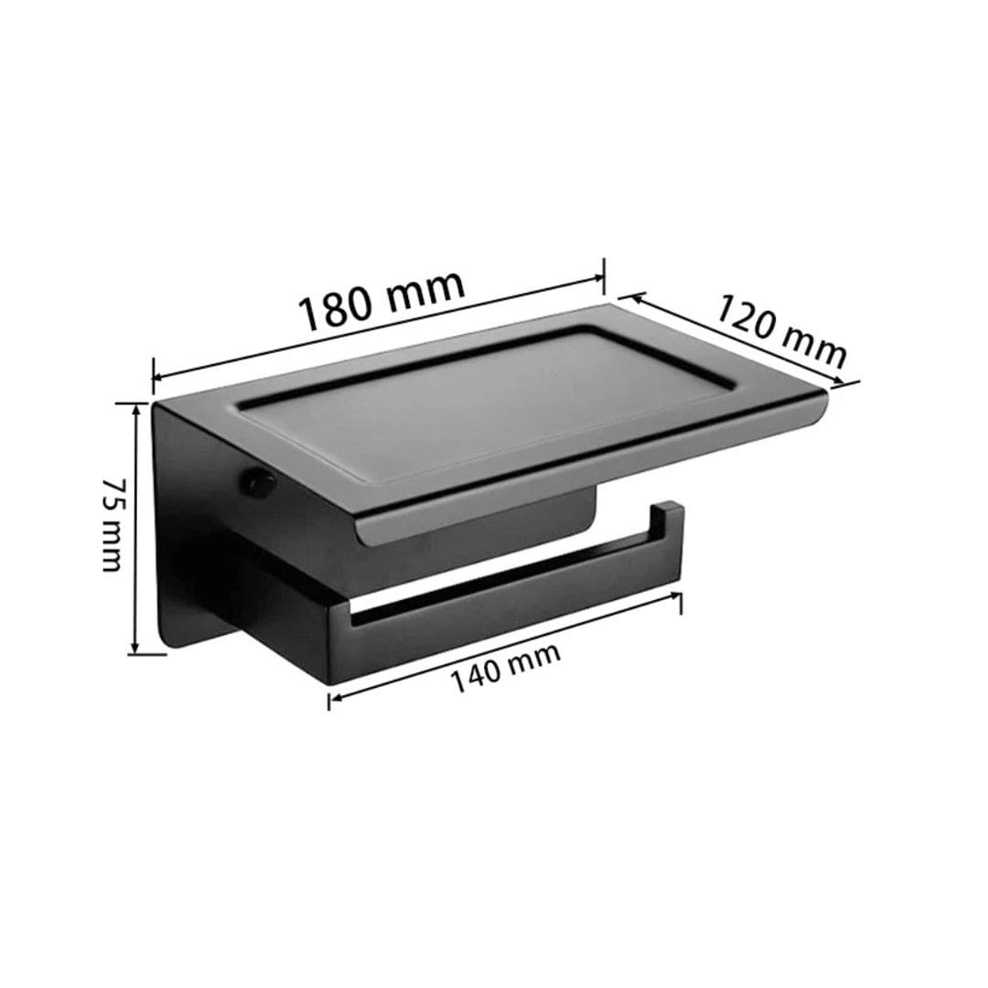 Kit Acessórios Para Banheiro Completo 5 Peças Inox Toalheiro De Banheiro Grafite Escovado