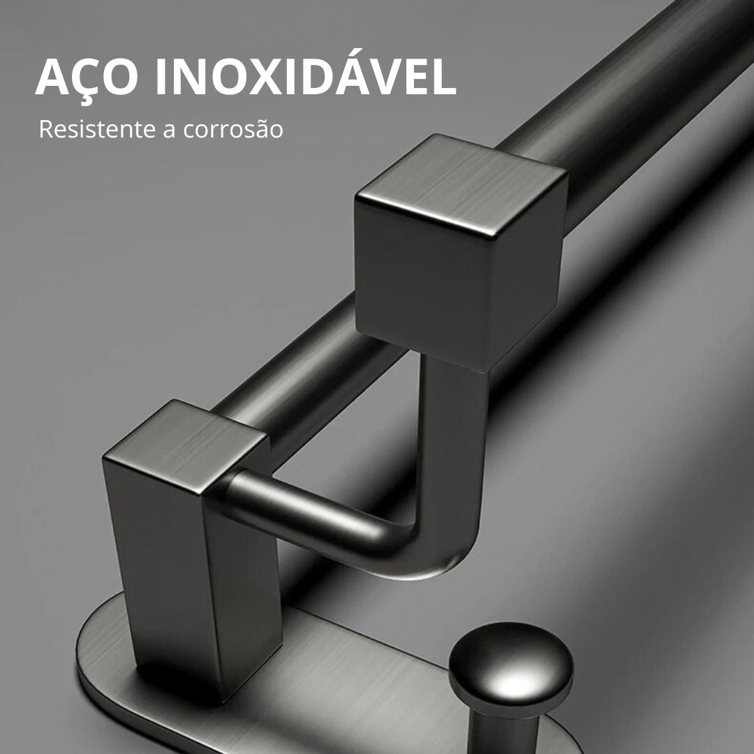 toalheiro para banheiro, Toalheiro, porta toalha preto, porta toalha banheiro, porta toalha, metal banheiro, banheiro, acessorios para banheiro, conjunto acessórios para banheiro, banheiro,