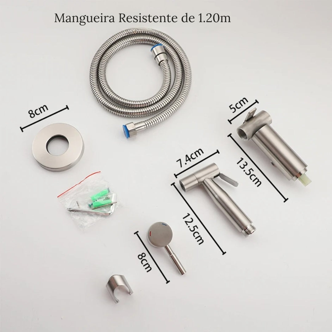 Ducha Higiênica Banheiro Confort Shower Grafite - acabamento e acessórios para banheiro
