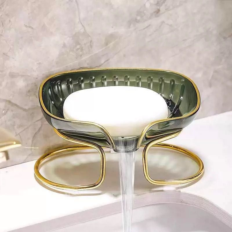 Saboneteira De Pia Escorra A Caixa De Sabão Para Banheiro Com Suporte metal