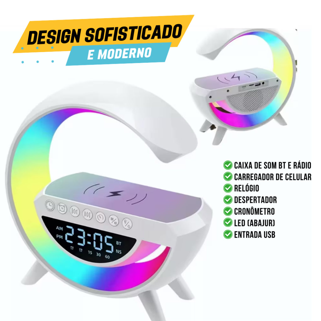 Luminária Smart Led,
Luminária Smart G-Speaker Multifuncional,
Luminária Multifuncional,
luminária de mesa,
Luminária,
luminaria para estudo,
luminaria estudo,
luminaria escritorio g speaker,
luminaria de mesa sem fio,
luminaria de mesa led,
luminaria com carregador por indução,
luminaria carregador inducao,
Alto Falante e Carregador Sem Fio,
abajur de mesa para quarto,