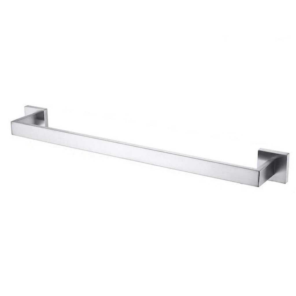 Porta Toalha De Banheiro Inox Quadrado Suporte Toalheiro 40/60cm