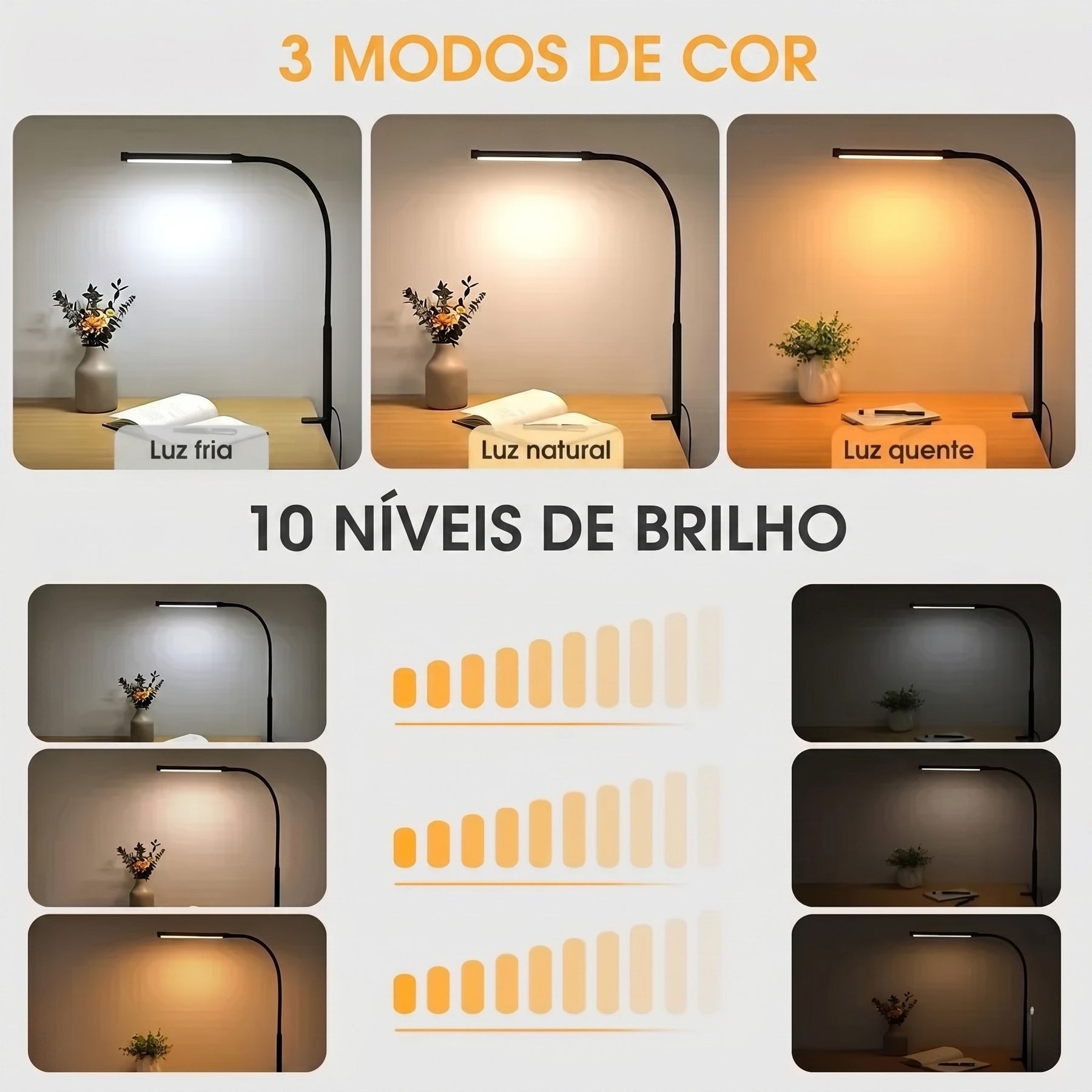 Luminária de Mesa Led Escritório Fléxivel Alumínio - Toque De Casa
luz para monitor,
barra de luz para monitor,
luminária de mesa,
luminária de mesa led,
abajur de sala,
luminaria para estudo,
luminaria de mesa led,
luminária de led de mesa,
luminaria estudo,
luminária para estudo,
abajur de mesa,