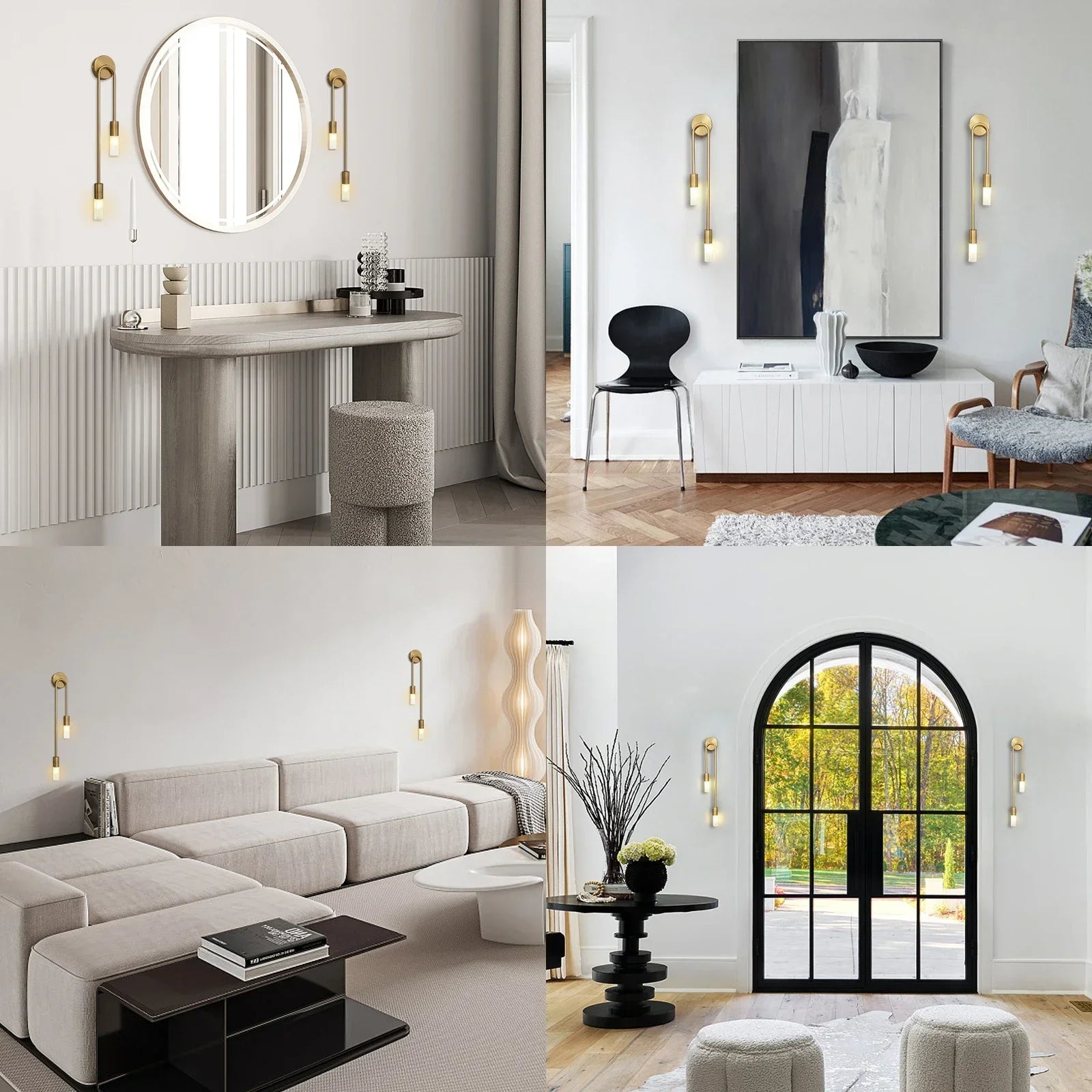 Arandela de Parede Verona Dourado