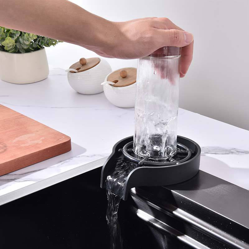 Kit Cuba Cozinha Gourmet Aço Inox Torneira Flexível