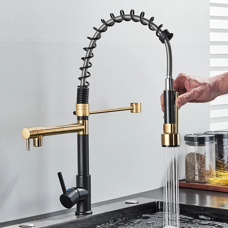 Torneira Gourmet Cozinha Com Extensor Quente e Frio