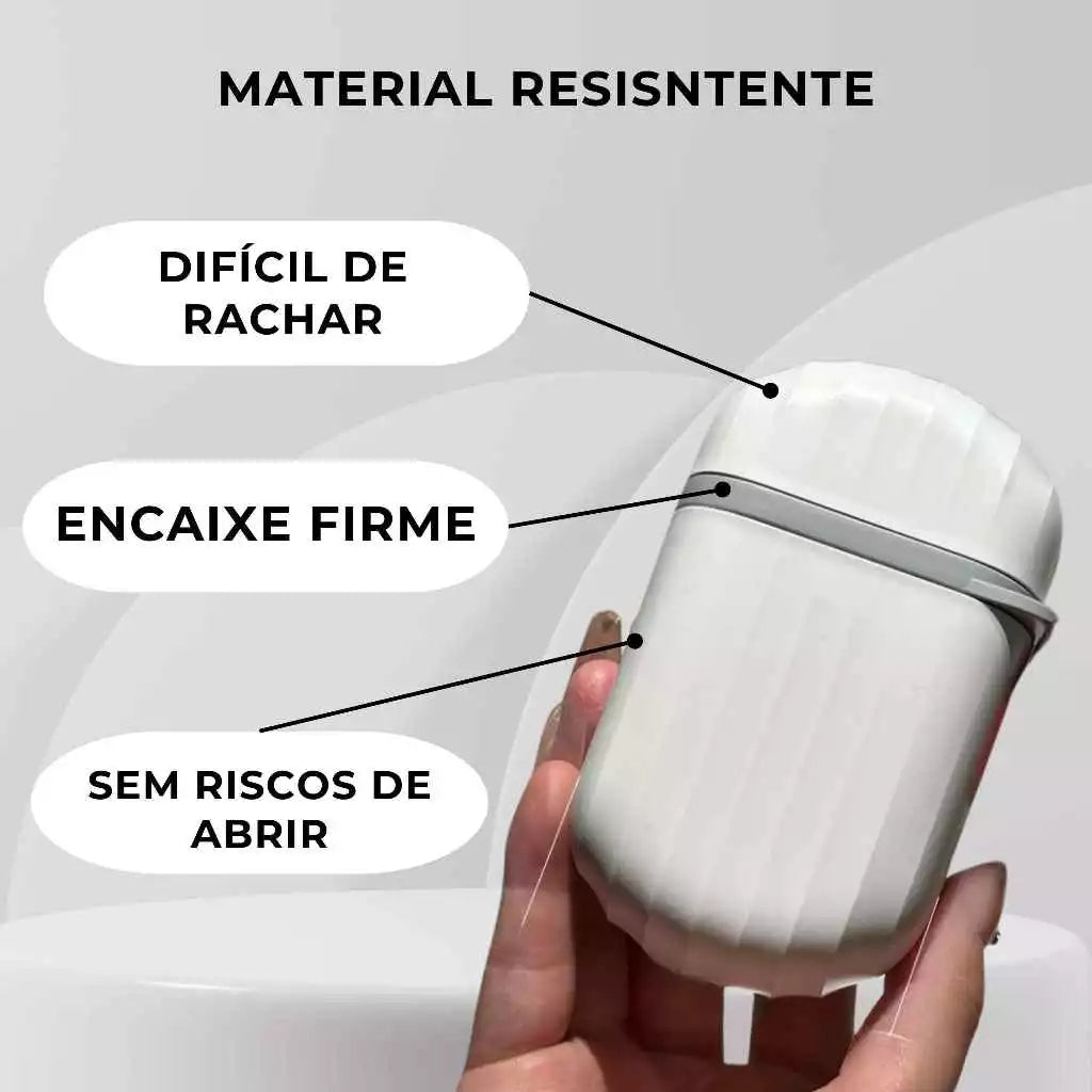 Saboneteira De Viagem com Tampa Vedado Compacta