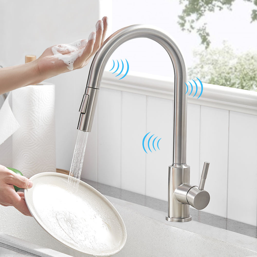 Torneira Touch 360 Níquel Escovado para cozinha - foto do produto 1