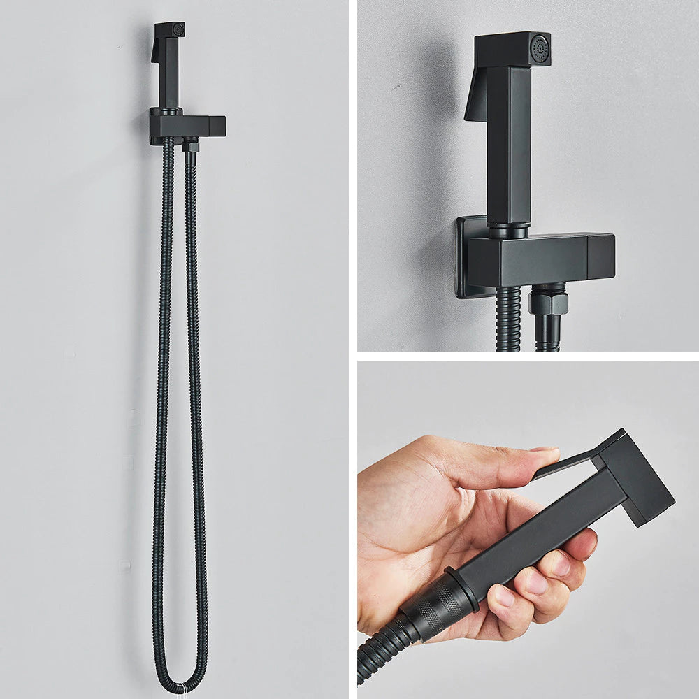 Ducha Higiênica Dourada Para Banheiro