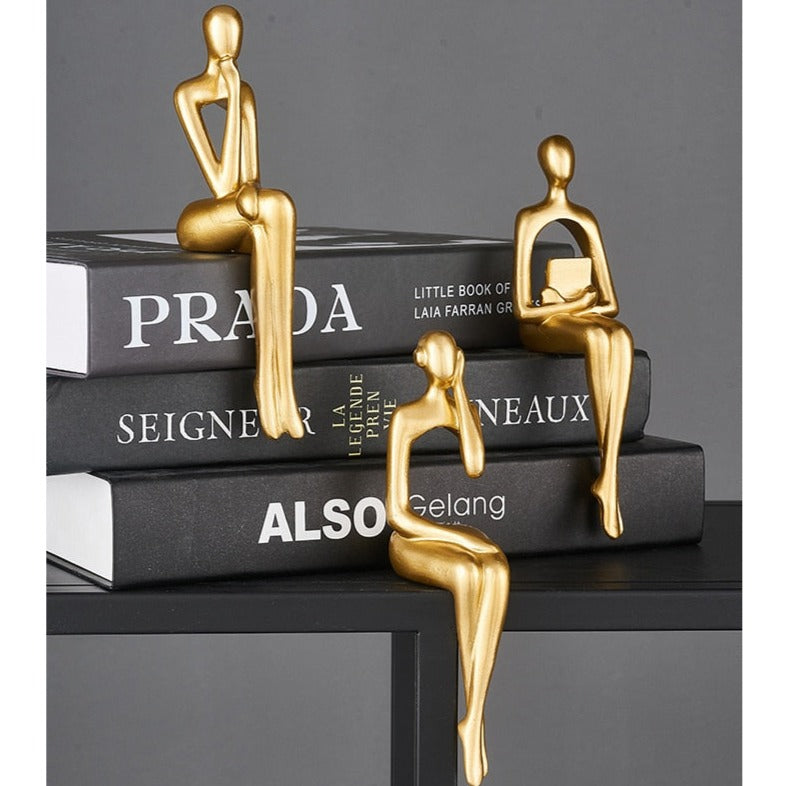 Kit Decoração Abstrata 3 peças - Toque De Casa