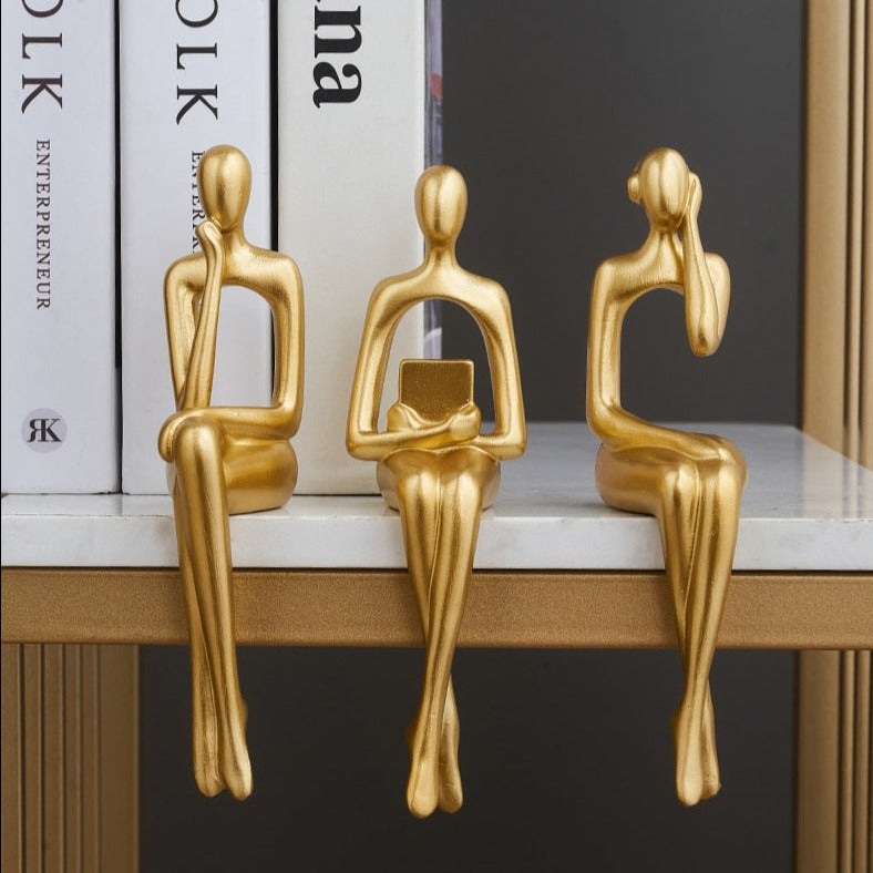 Kit Decoração Abstrata 3 peças - Toque De Casa