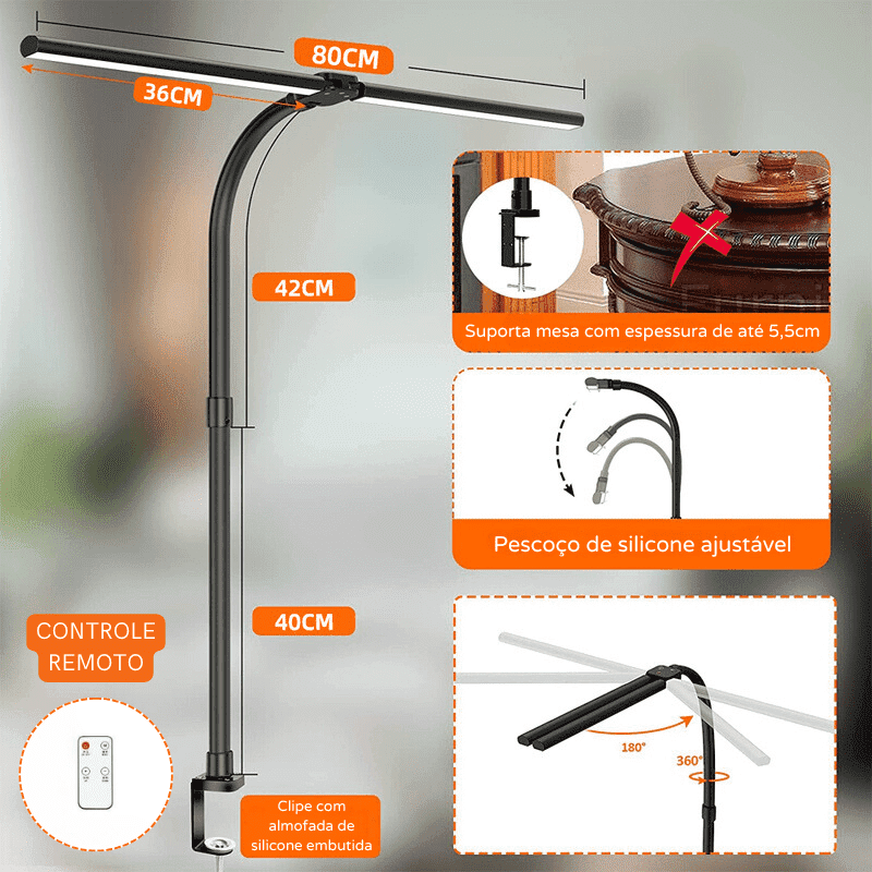 Luminária de Mesa Led Escritório Fléxivel Alumínio - Toque De Casa
luz para monitor,
barra de luz para monitor,
luminária de mesa,
luminária de mesa led,
abajur de sala,
luminaria para estudo,
luminaria de mesa led,
luminária de led de mesa,
luminaria estudo,
luminária para estudo,
abajur de mesa,