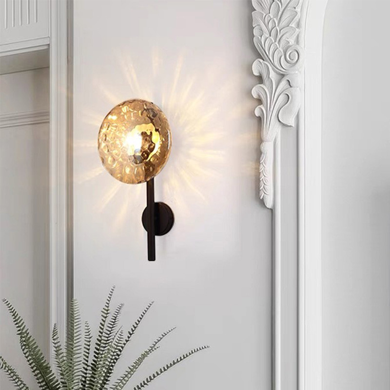 Luminária De Parede De Vidro Arandela Sala/Interna Led