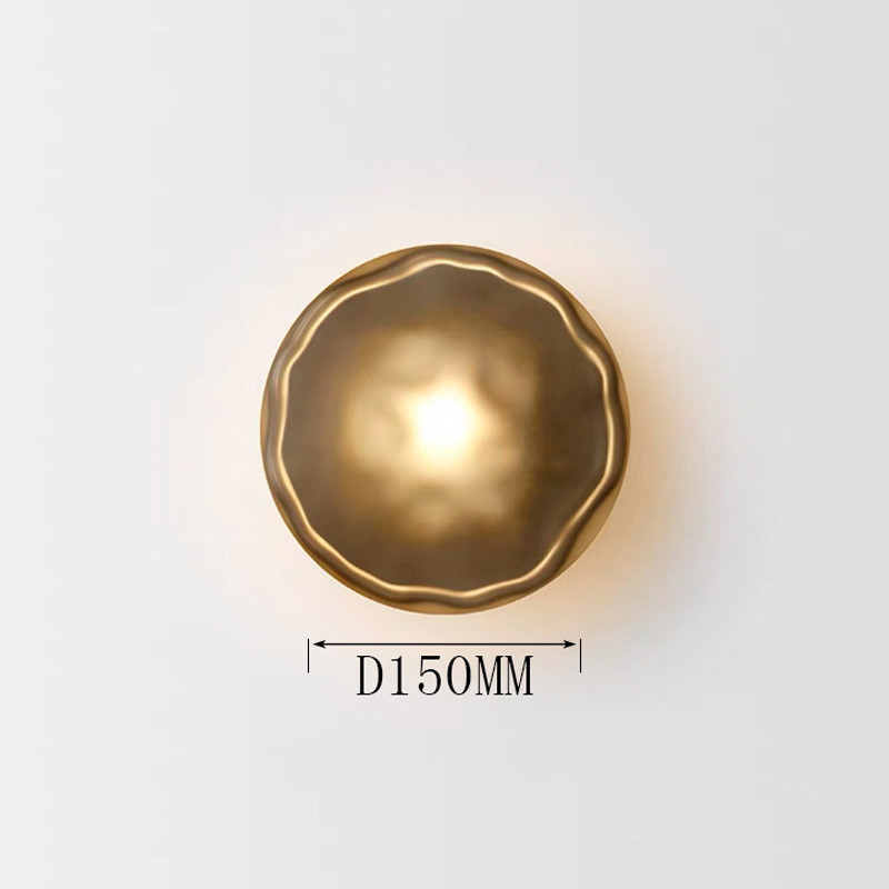 Luminária De Parede De Vidro Arandela Sala/Interna Led Minimalista