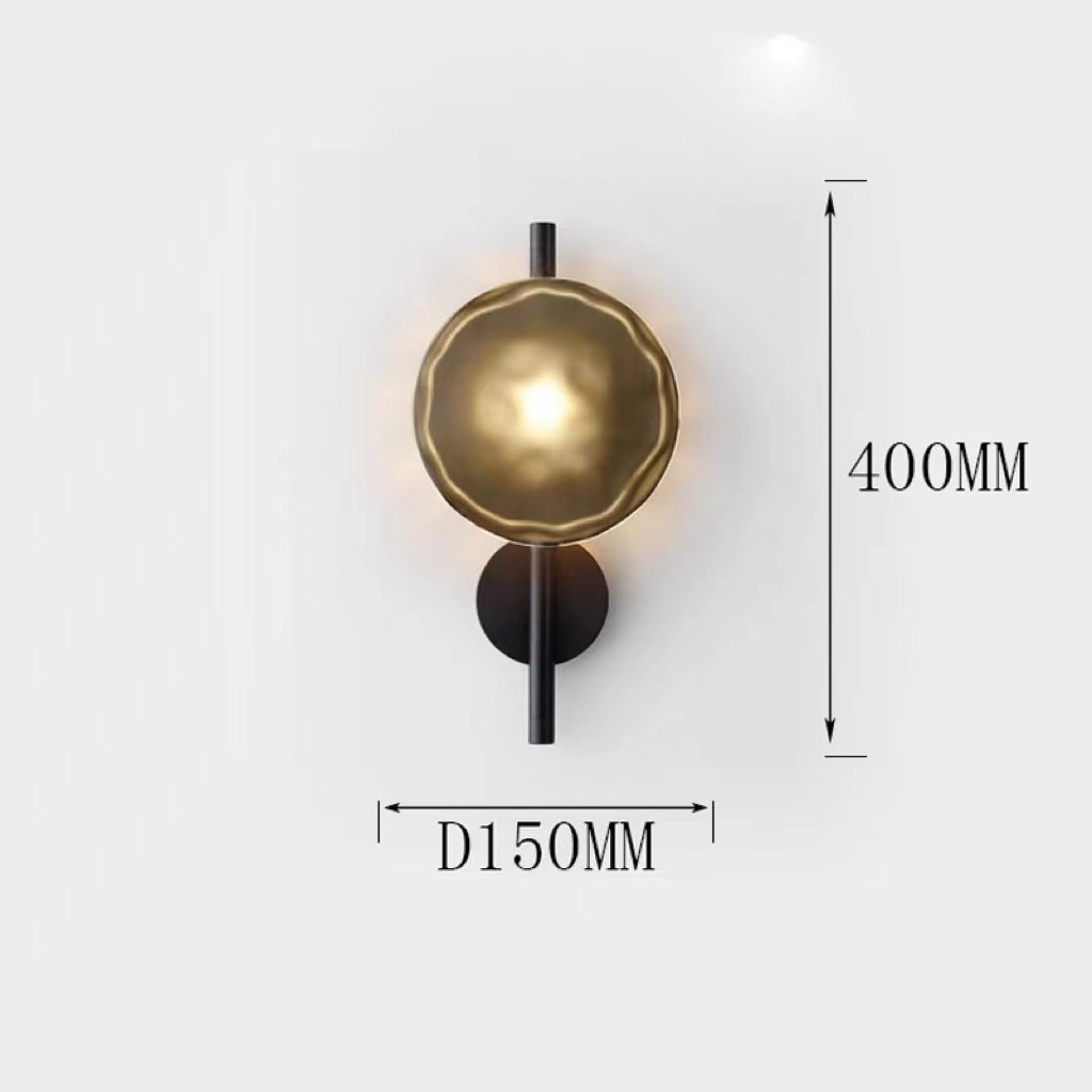 Luminária De Parede De Vidro Arandela Sala/Interna Led Minimalista
