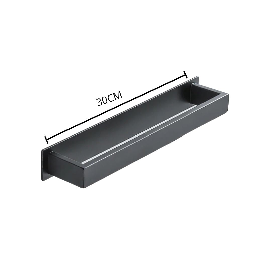 Porta Toalha Lavabo Aço Inoxidável — Preto