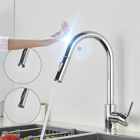 Torneira Touch 360 Cromado Brilhante para cozinha - foto do produto 6