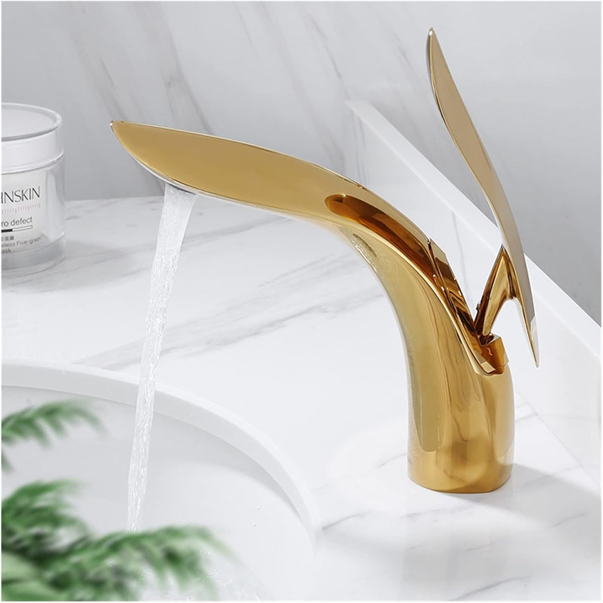 Torneira Para Banheiro Monocomando - Florence — Dourado