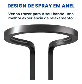Ducha De Inox Com Hidromassagem Cascata Modelo Round