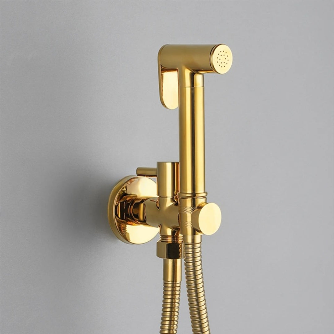 Ducha Higiênica Para Banheiro Aquasleek — Dourado