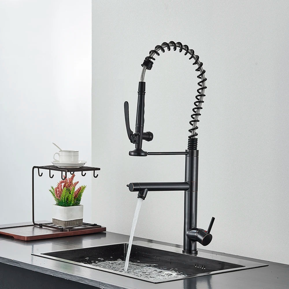 Torneira Para Cozinha Monocomando Gourmet Prestige — Preto