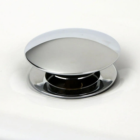 Válvula Click Up Inteligente 1/4 Ralo Veda Cheiro Metal Inox Para Pia Cuba Banheiro E27 Cromado