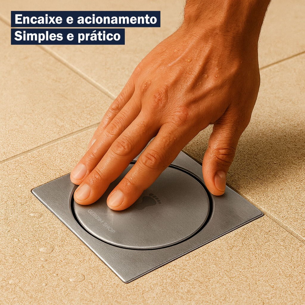 ralo para banheiro,
ralo click 10x10,
ralo de banheiro quadrado,
ralo de banheiro inox,
ralo dourado 10x10,