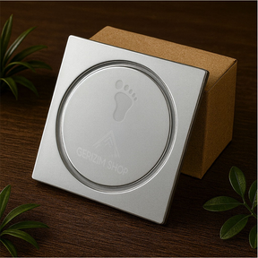 Ralo Click 10x10cm Quadrado Inox