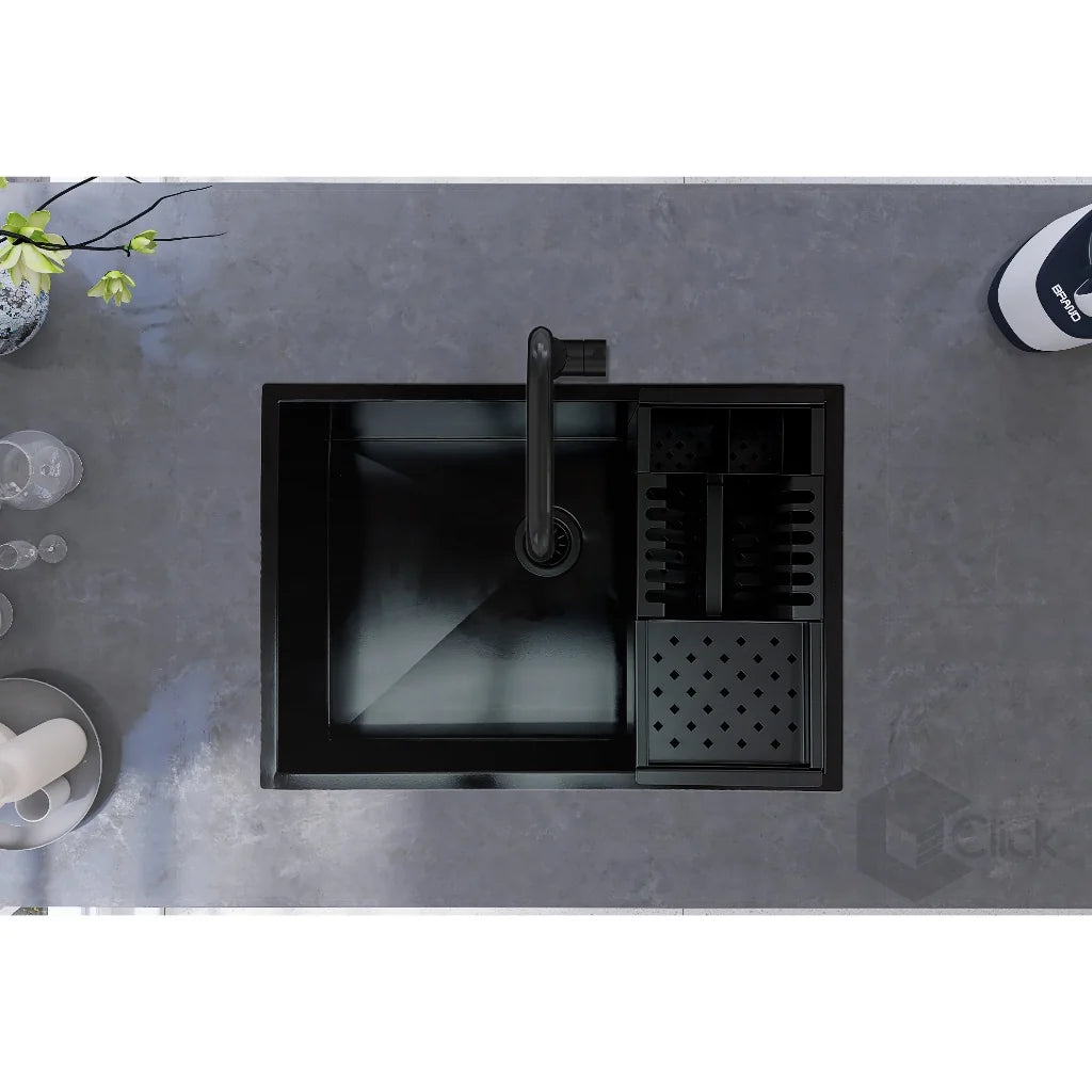 Composição modular da calha úmida escorredor inox para cozinha