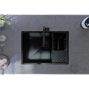 Composição modular da calha úmida escorredor inox para cozinha