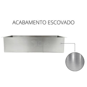 Porta pratos removível da calha úmida inox