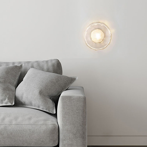 Luminária De Parede De Vidro Arandela Sala/Interna Led 