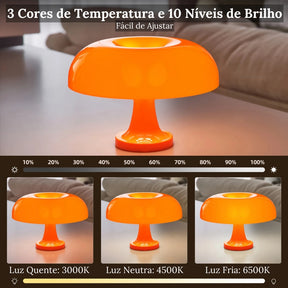 luminária de mesa, abajur de mesa, luminaria mesa, luminária de mesa led, luminária de mesa escritório, abajur mesa, luminária para escrivaninha, luminária de mesa quarto, abajur mesa de cabeceira, abajur de toque 3 níveis, luminaria de mesa cogumelo,