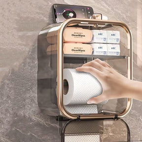 Porta Papel Higiênico Dispenser Organizador Banheiro