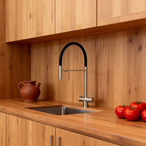 Torneira Gourmet Para Cozinha 3 Vias Com Saída Para Filtro e Ducha Retrátil