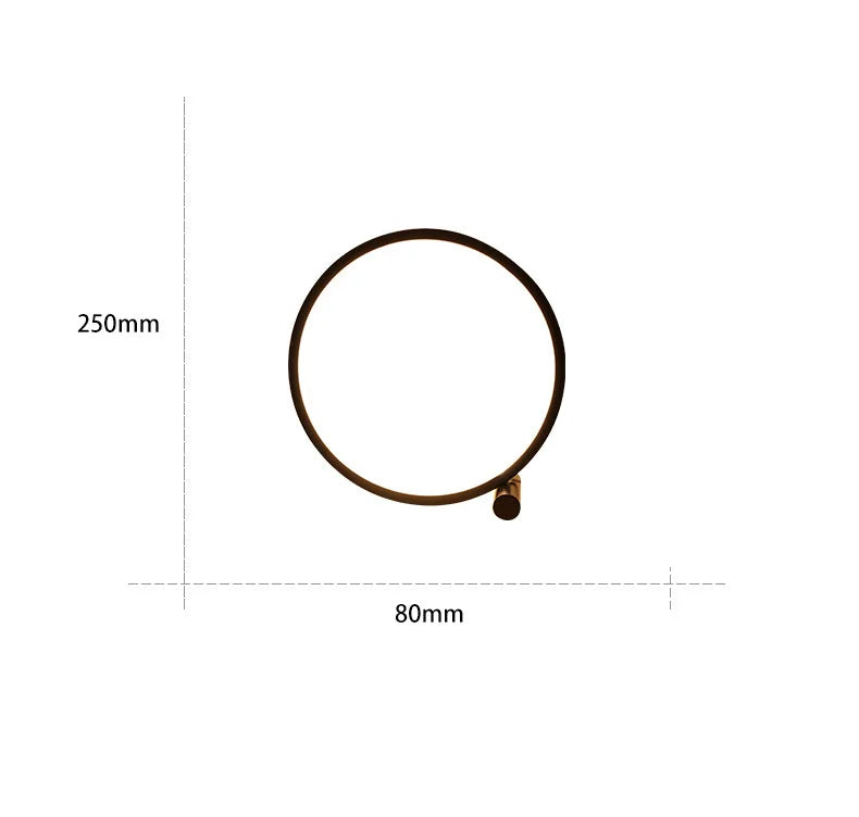 Luminária de Mesa Alumínio Moderna Touch