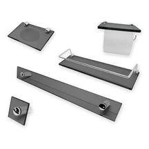 Kit Para Banheiro Premium Reto Incolor