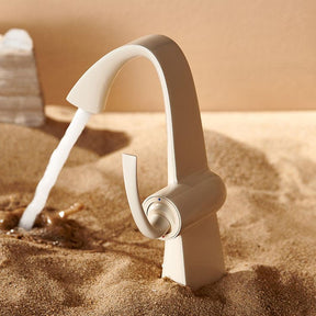 Torneira Para Banheiro Monocomando Com Misturador Minimalista Moderna Satin