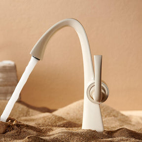 Torneira Para Banheiro Monocomando Com Misturador Minimalista Moderna Satin