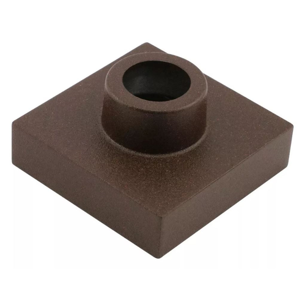 Kit 2 Acabamentos Aço Corten Marrom Registro Padrão Deca Metal