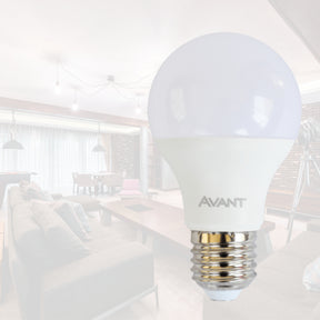 Kit 5 Lâmpada Led Bulbo 9W 6500k Branco Frio E27 Avant