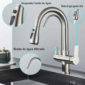 torneira para cozinha, torneira gourmet, torneira elétrica, torneira cozinha, torneira monocomando cozinha, torneira elétrica, torneira gourmet com filtro,