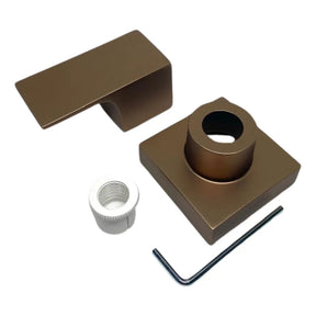 Kit 2 Acabamentos Registro Banheiro Corten
