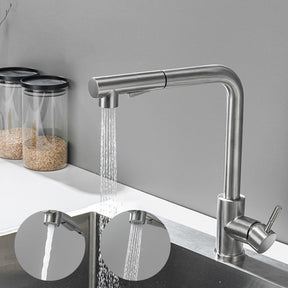 Torneira Gourmet Retrátil 360 Níquel Escovado para cozinha - foto do produto 4