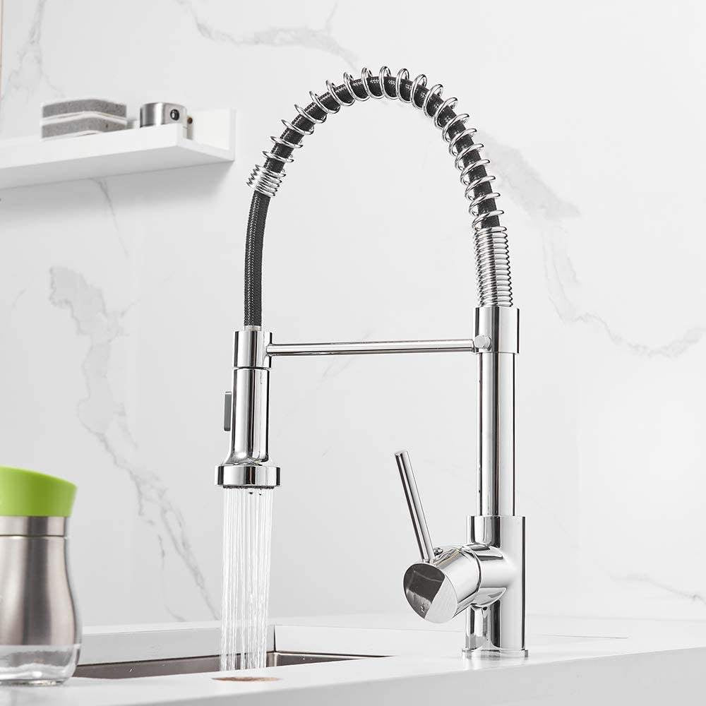 Torneira Gourmet Cozinha com Extensor Cromada Quente e Fria — Cromado