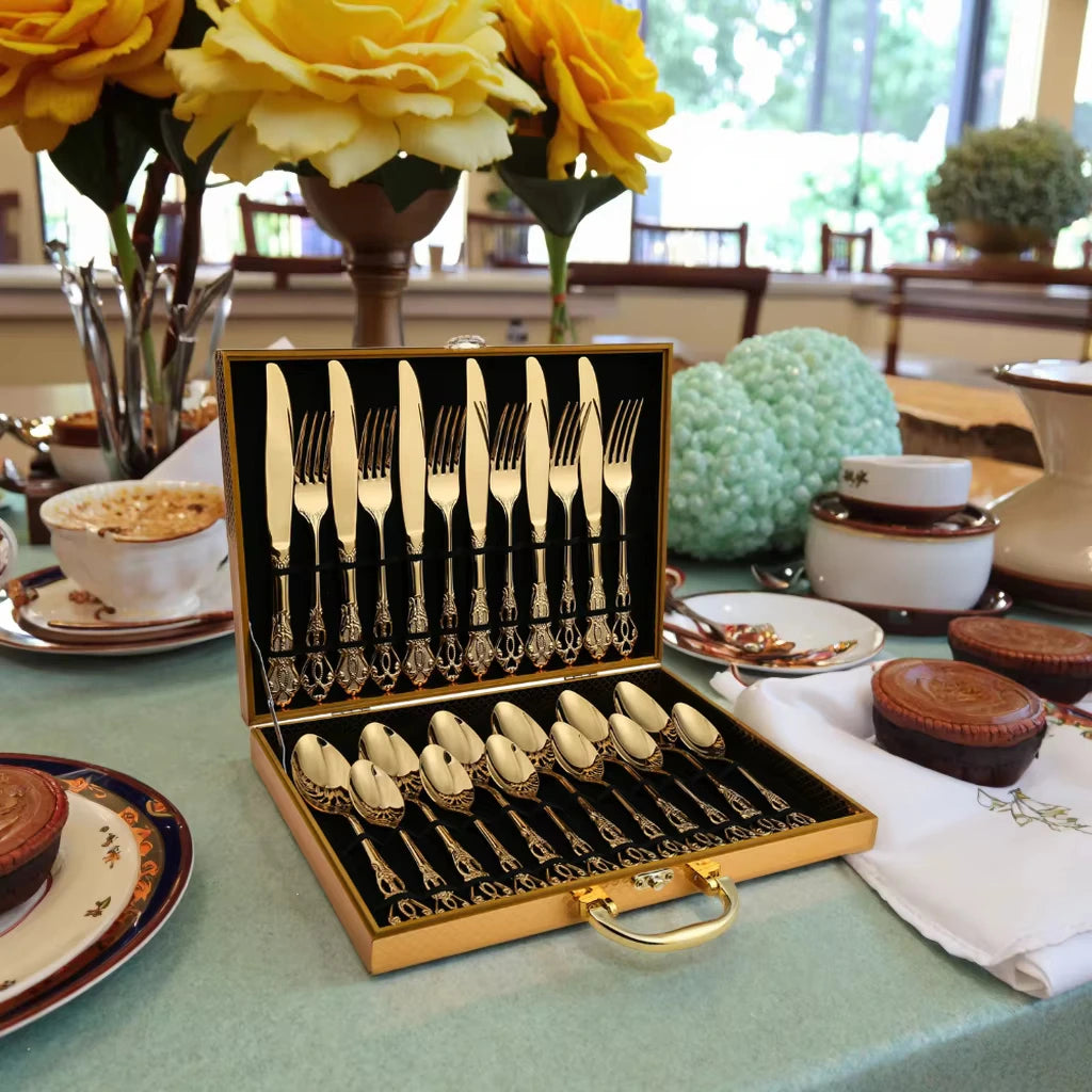 conjunto de talheres, conjunto de talheres inox, jogo talheres inox, conjunto de talheres dourado, jogo de talheres modernos, conjunto talheres dourados,