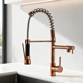 Torneira Gourmet Cozinha com Extensor Rose Quente e Fria