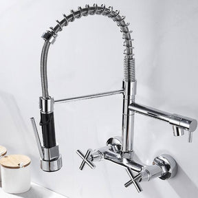 Torneira Gourmet de Parede Aura Cromada para Cozinha