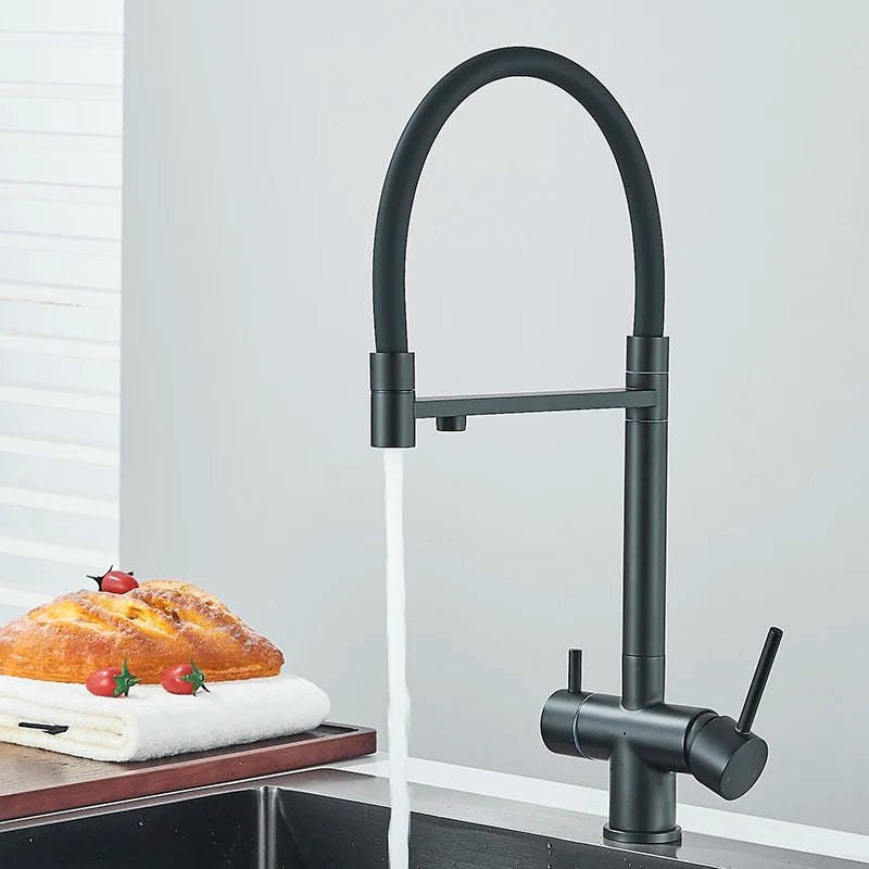 Torneira Gourmet Para Cozinha Modelo Mistral — Preto